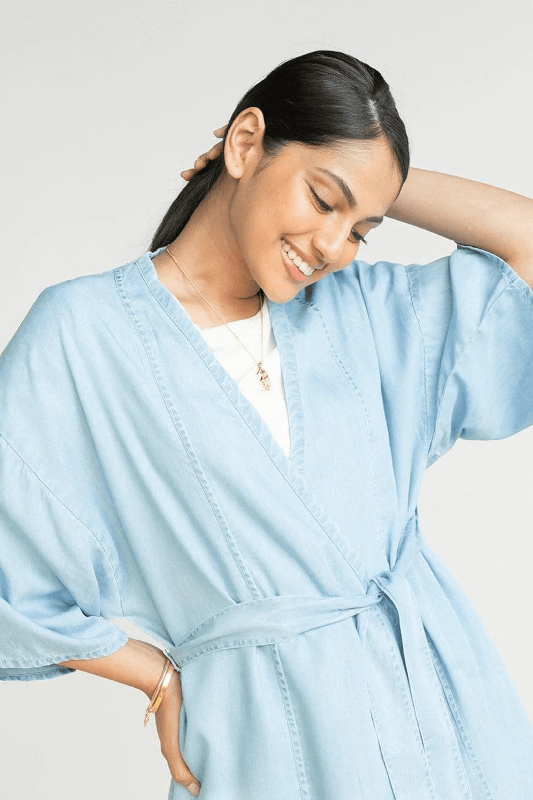 Wrapped In Happiness Set - Blue Denim
