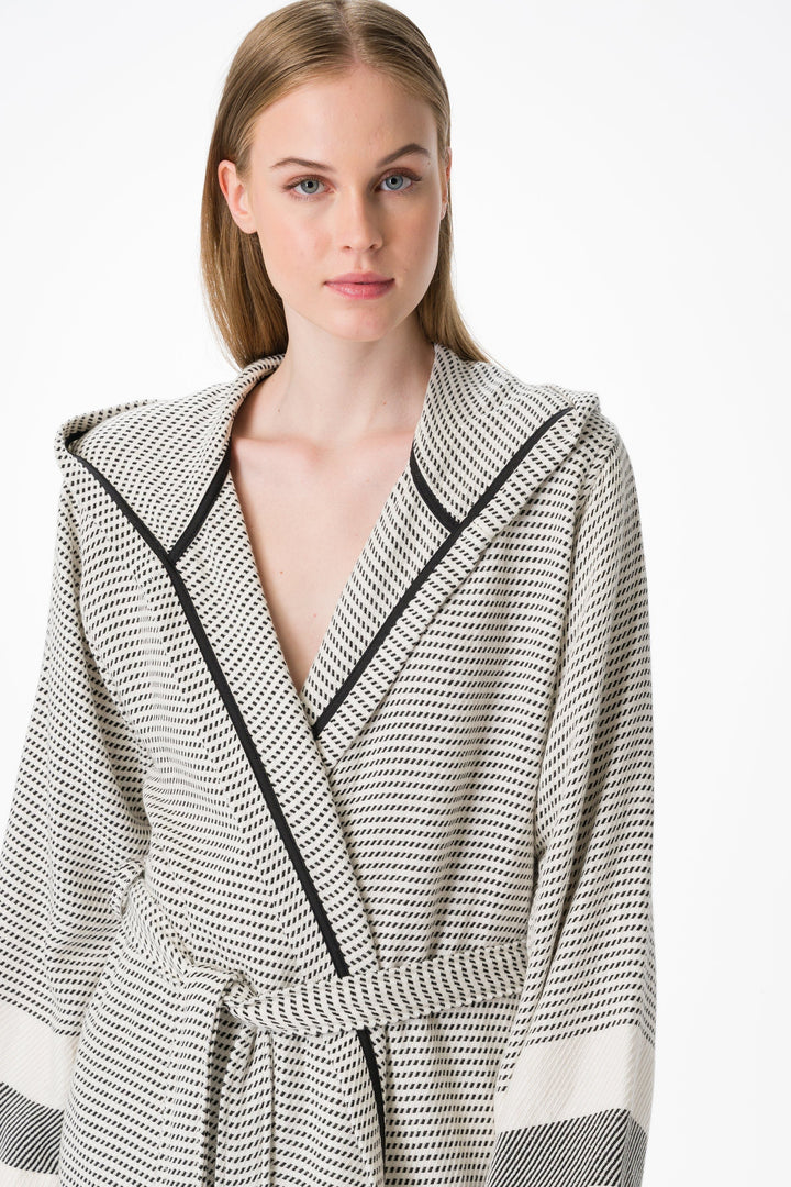 Pixel Turkish Towel Robe