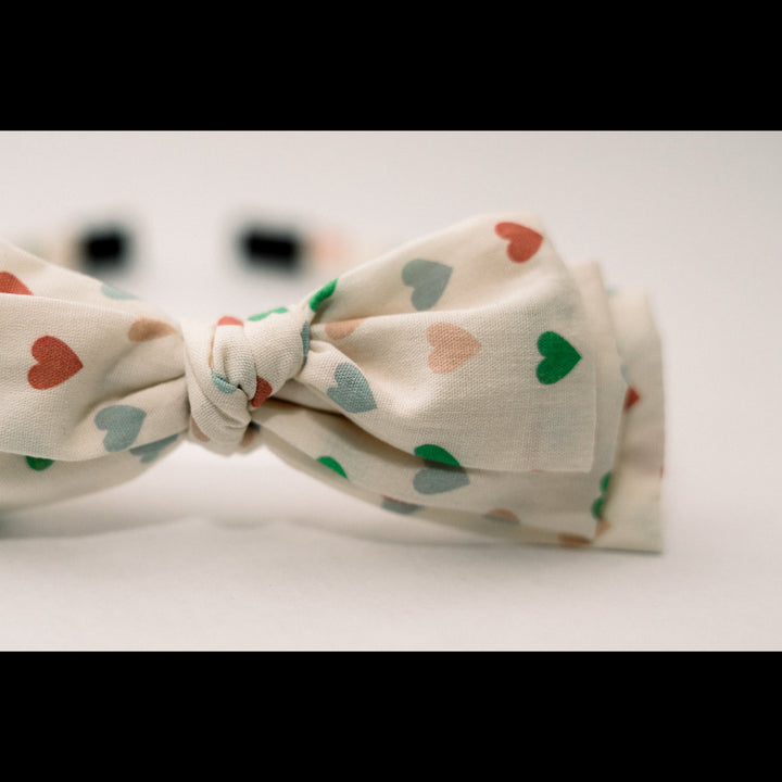 Three Little Bows Headband- Love in Bloom