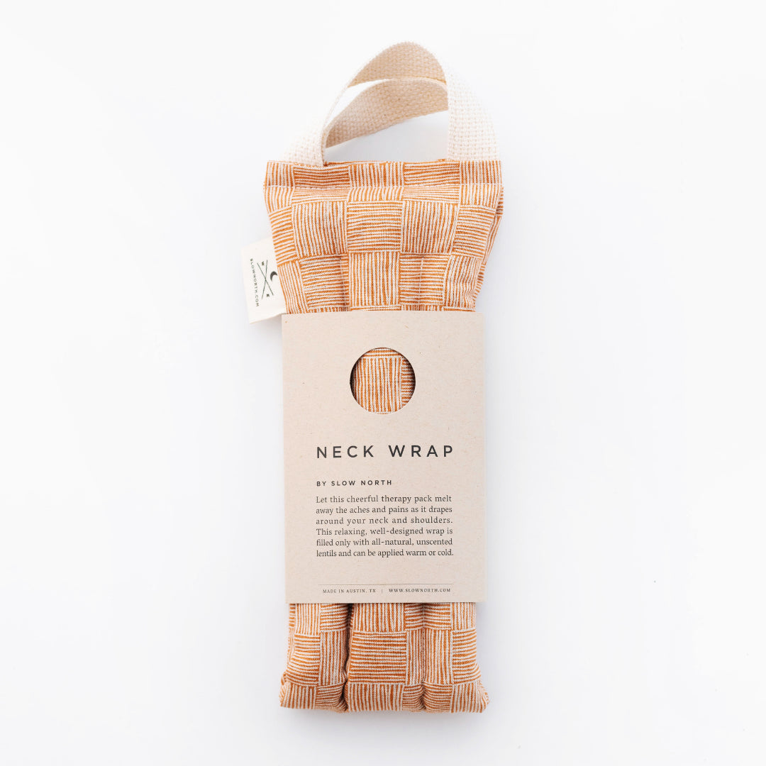Eye Mask + Neck Wrap Bundle - Copper Fields