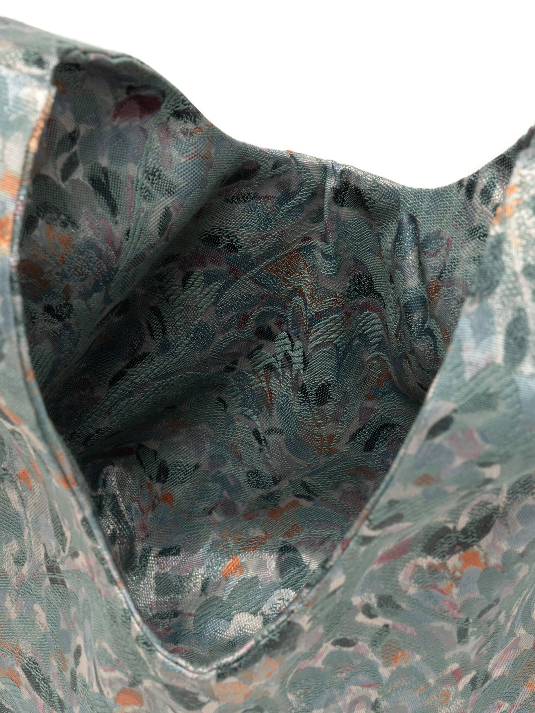 Egg Tote | Vintage Jacquard Blue Oasis