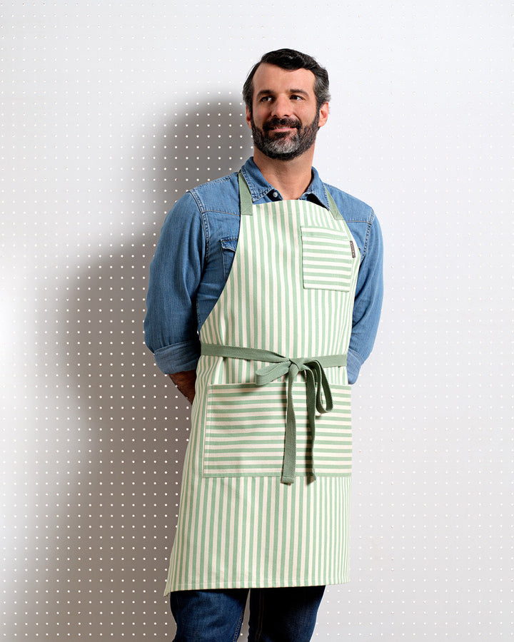 Bib Apron with Pockets