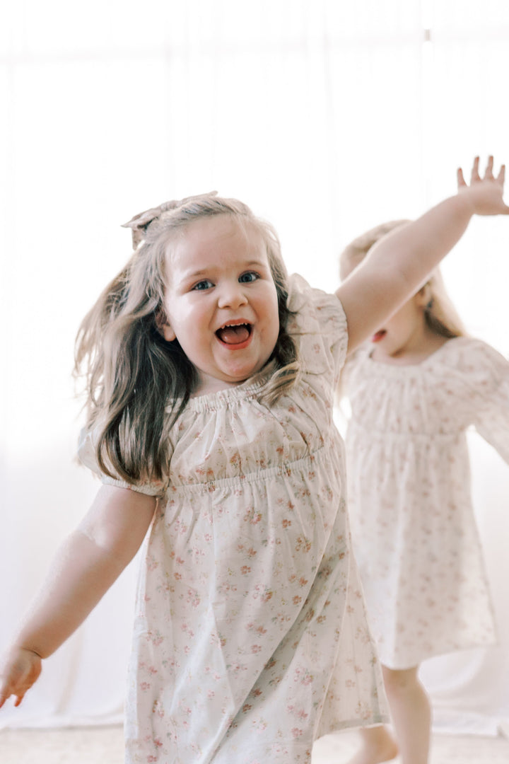 The Kennedi Dress- Spring Petal | Short Sleeve