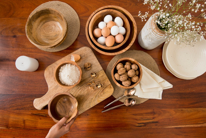 Gravon Acacia Nut Bowls