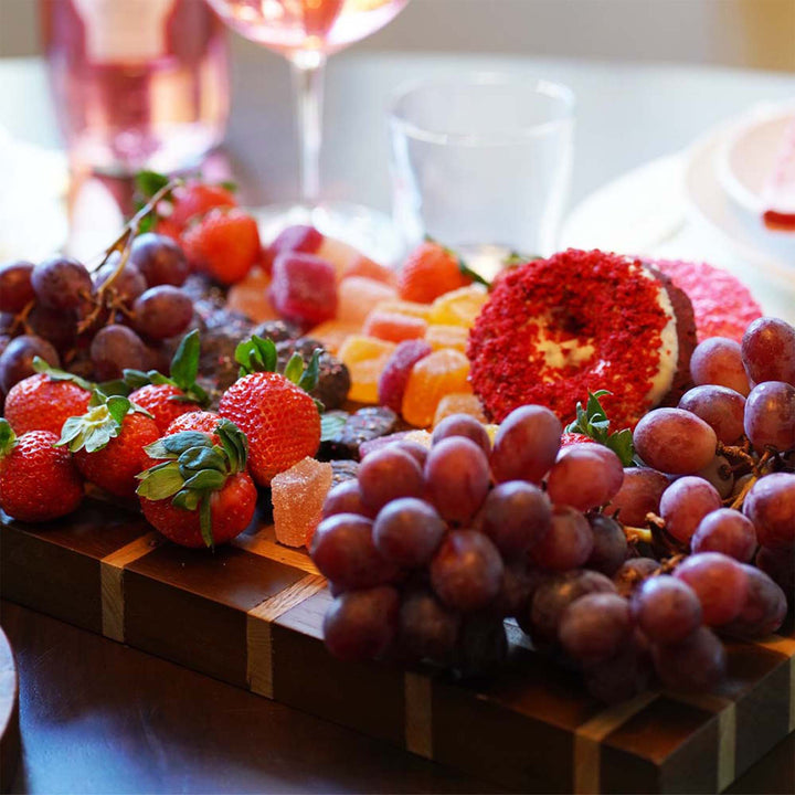 Two Toned Wooden Cutting Board / Charcuterie Board / Cheese Plate, Handmade