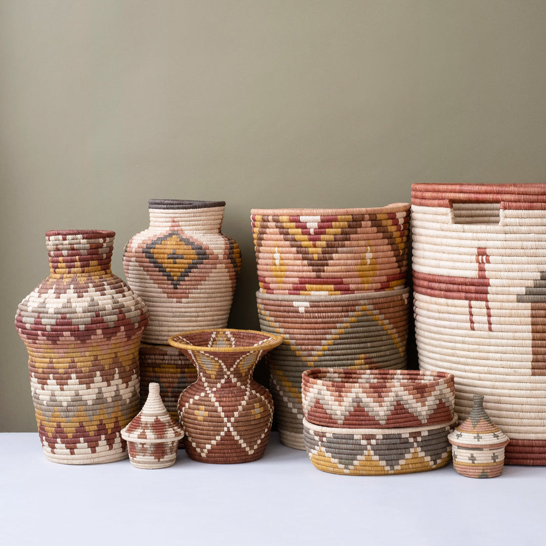 Small Zig Zag Basket ~ Elevate Collection