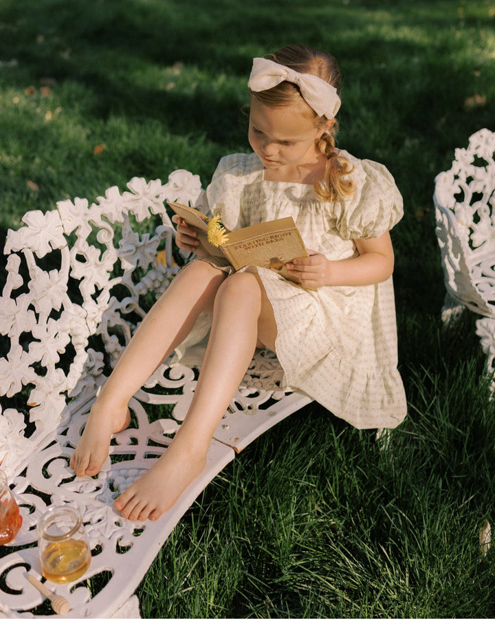 The Weekend Dress-Blush Vine Stripe