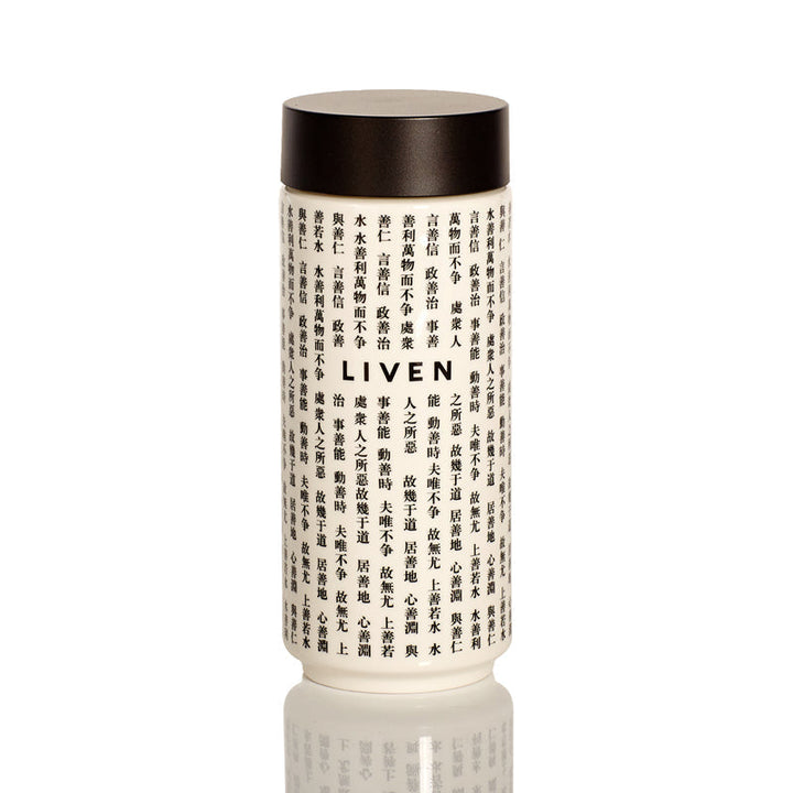 Liven Be Water Ceramic Travel Mug