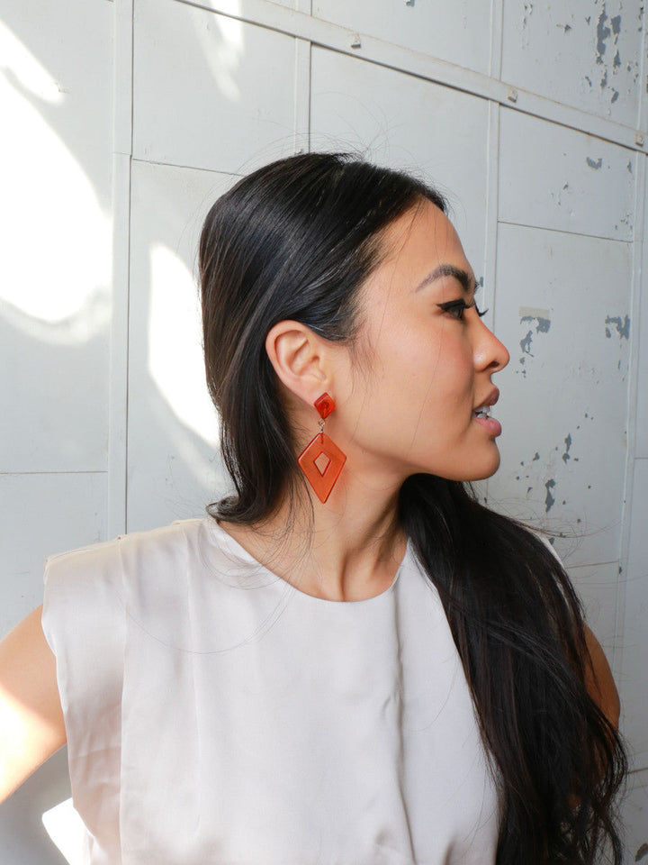 Clementine Rhombus Earrings