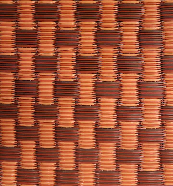 Basket Weave Brown Oxide