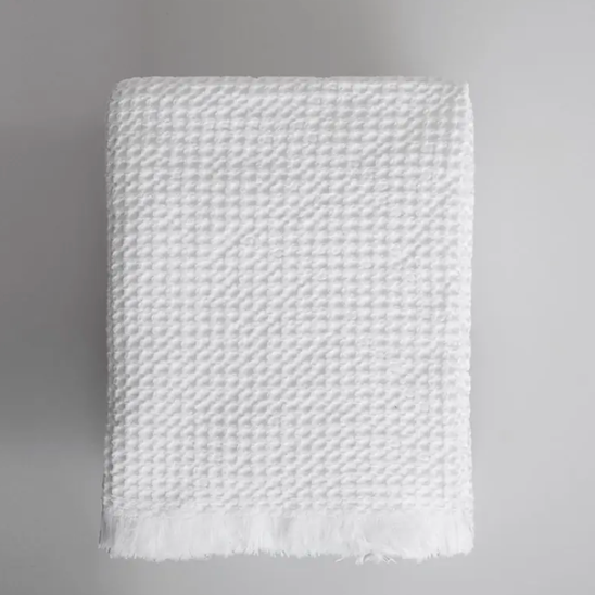 Organic Belgian Waffle Hand Towels by Mungo