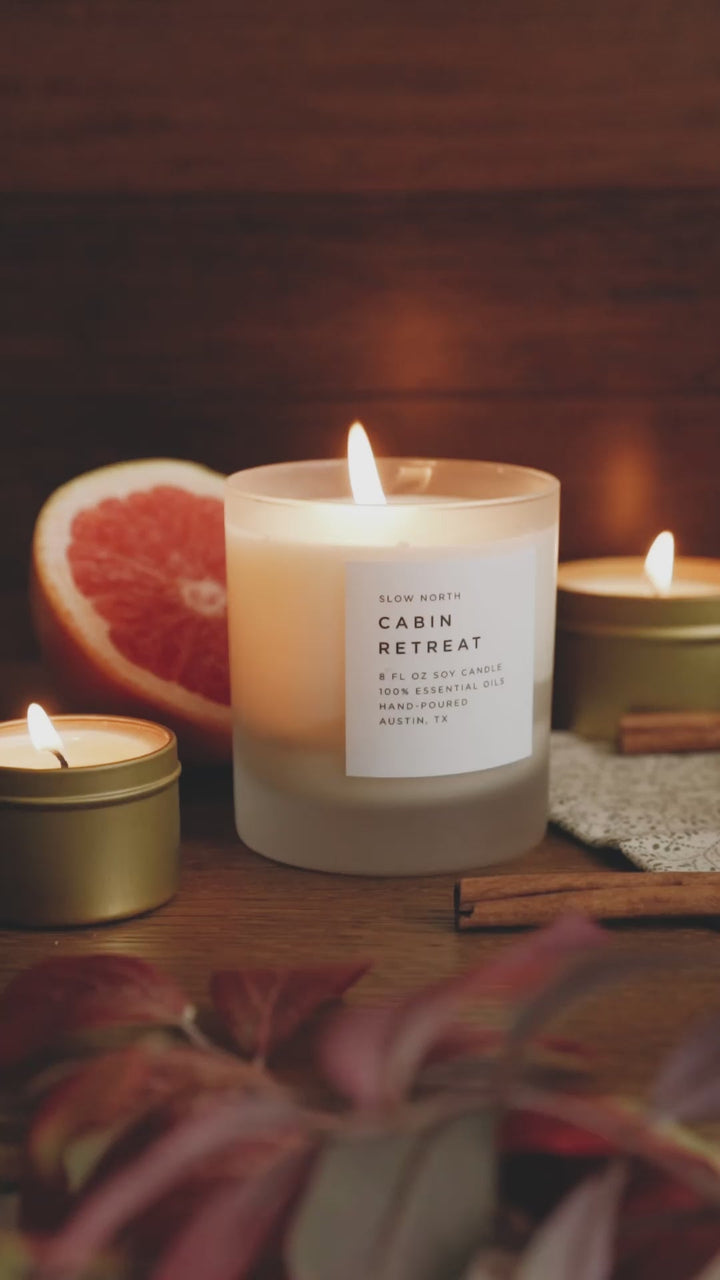 Cabin Retreat (Seasonal) - Cedarwood, Grapefruit & Cinnamon