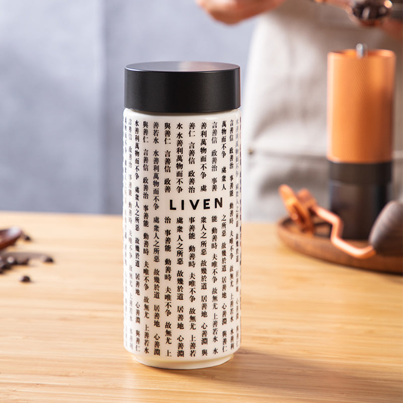 Liven Be Water Ceramic Travel Mug