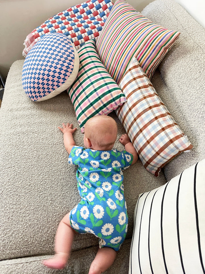 Archive NY Lola Plaid Lumbar Pillow