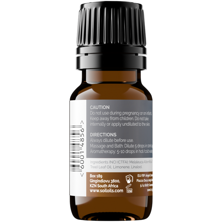 Organic Tea Tree Essential Oil (Melaleuca Alternifolia) 10ml