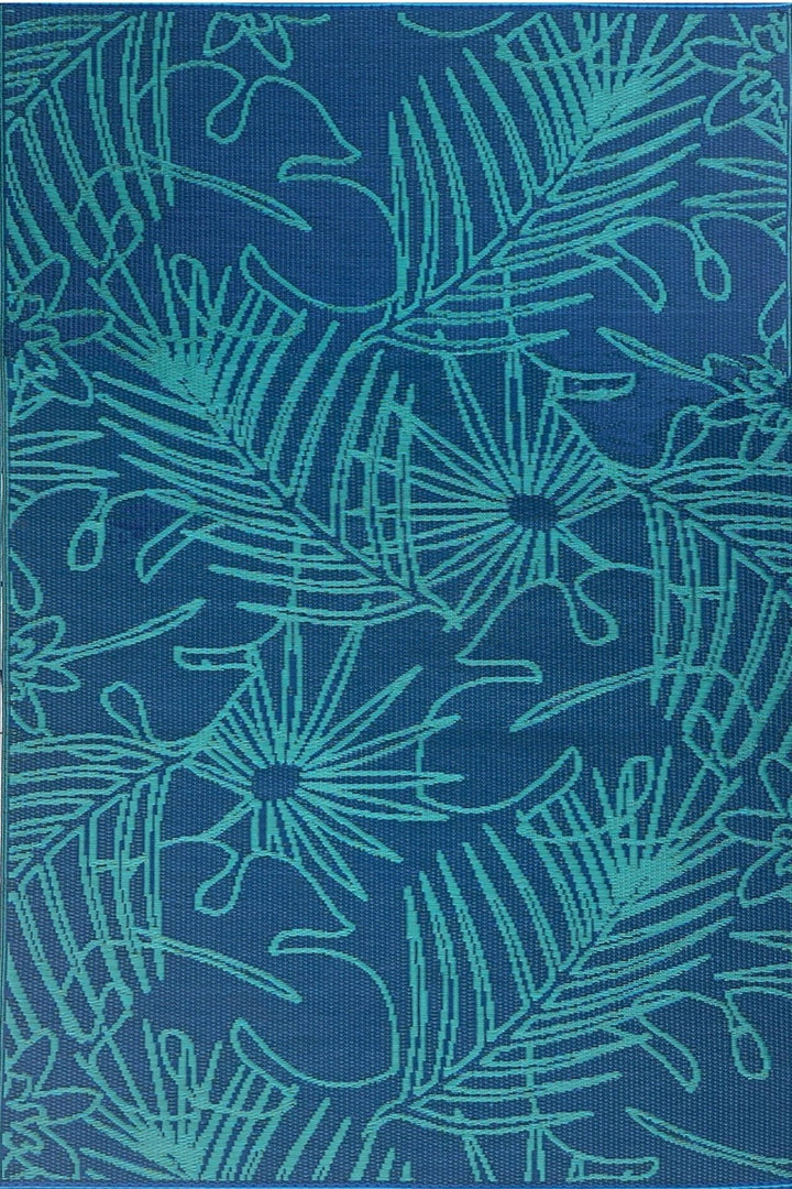 Palm Leaf Deep Turquoise