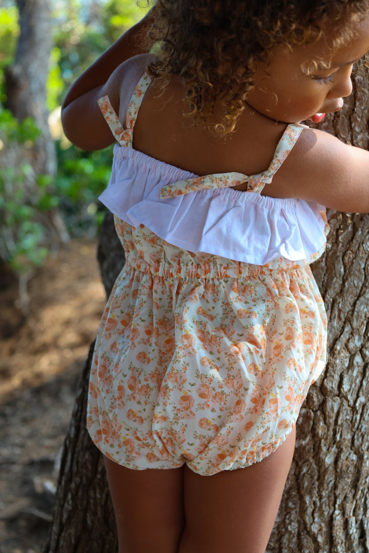 Maia Romper – Peach Blossom