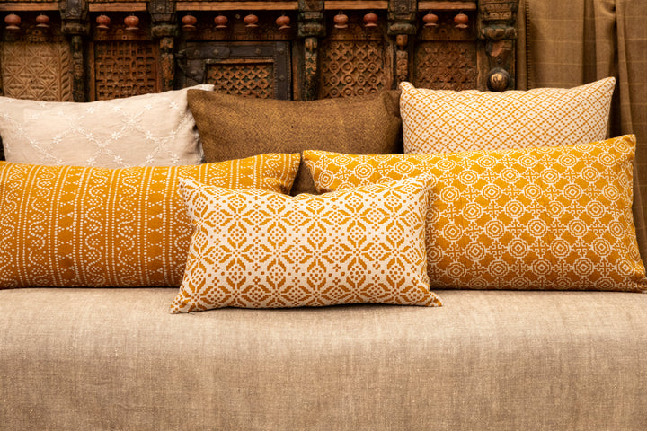 Kenya Ochre Decorative Pillow Cover