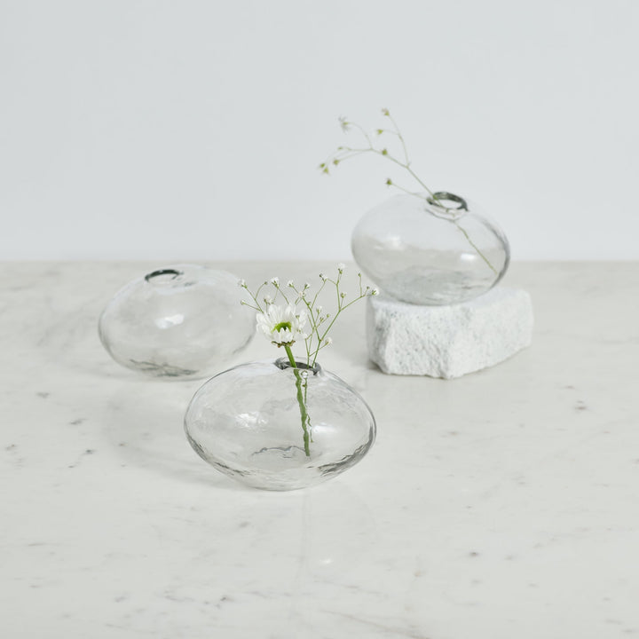 Pebbled Natura Vases - Set of 3