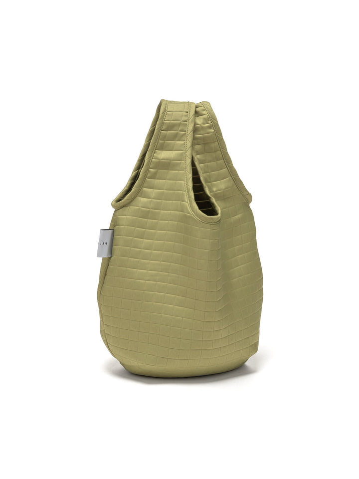 Egg Tote | Lush Grid Yuzu