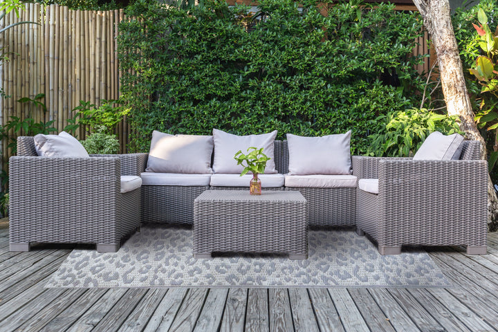 Leopard Silver & Cream