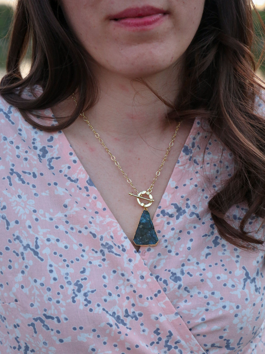 Simple Luxury Necklace | Labradorite