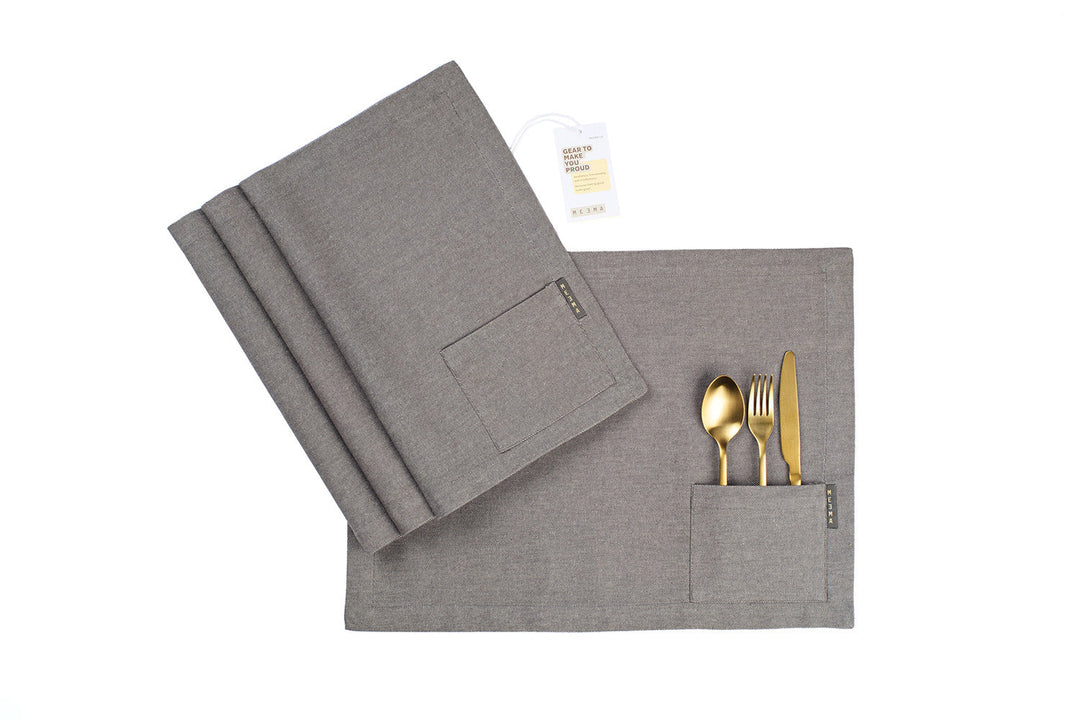 With pocket / Striped - Charcoal - image 5
