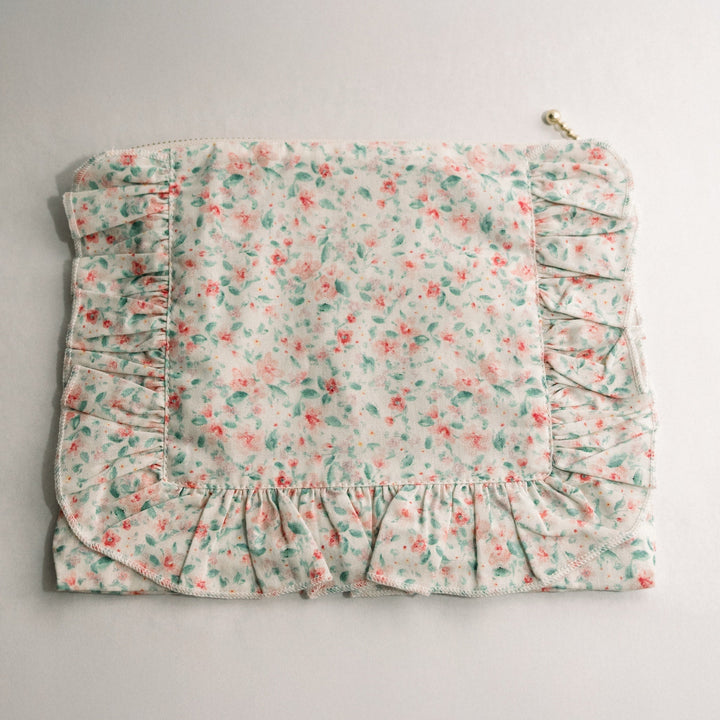 Pastel Confetti | Timeless Floral Ruffle Zipper