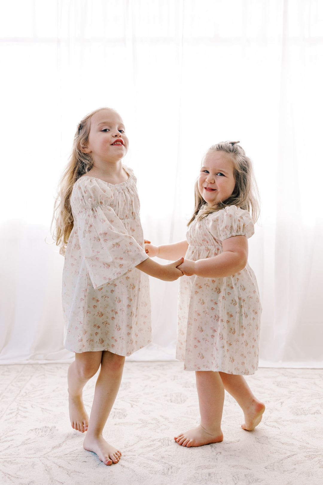 The Kennedi Dress- Spring Petal | Short Sleeve