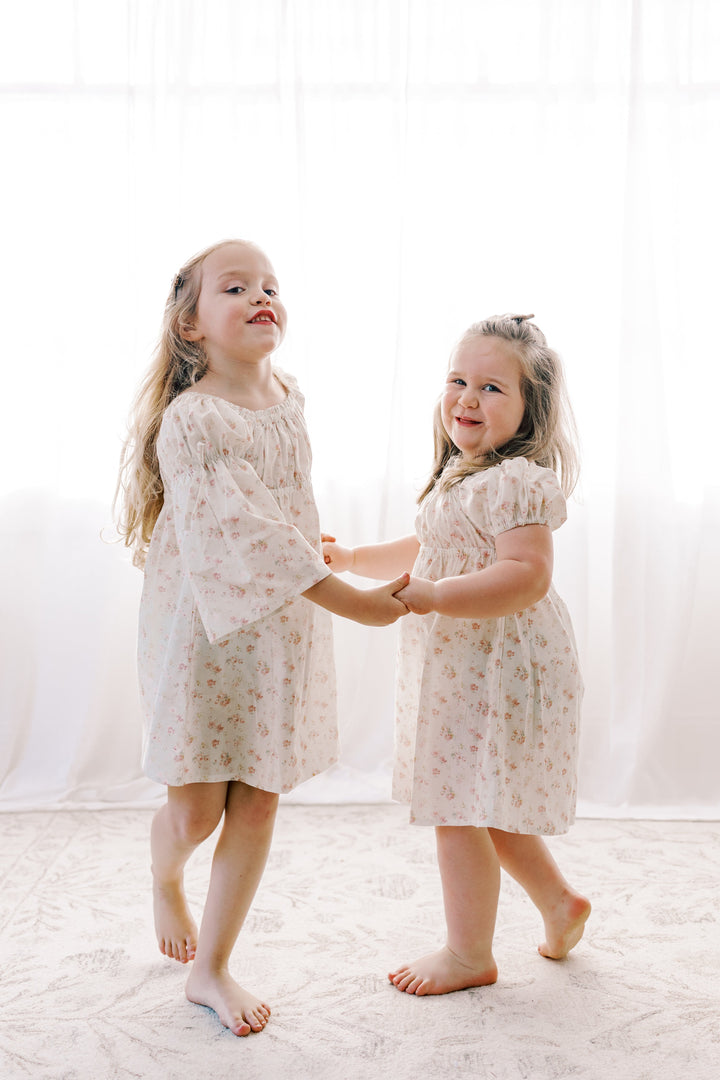 The Kennedi Dress- Spring Petal | Short Sleeve