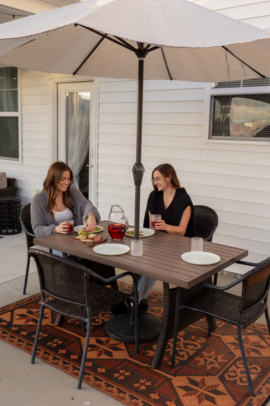 Ankara Cream & Brown