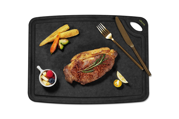 Classic Series 10 x 13 x 1/4 Cutting Board | Medium | Black Color
