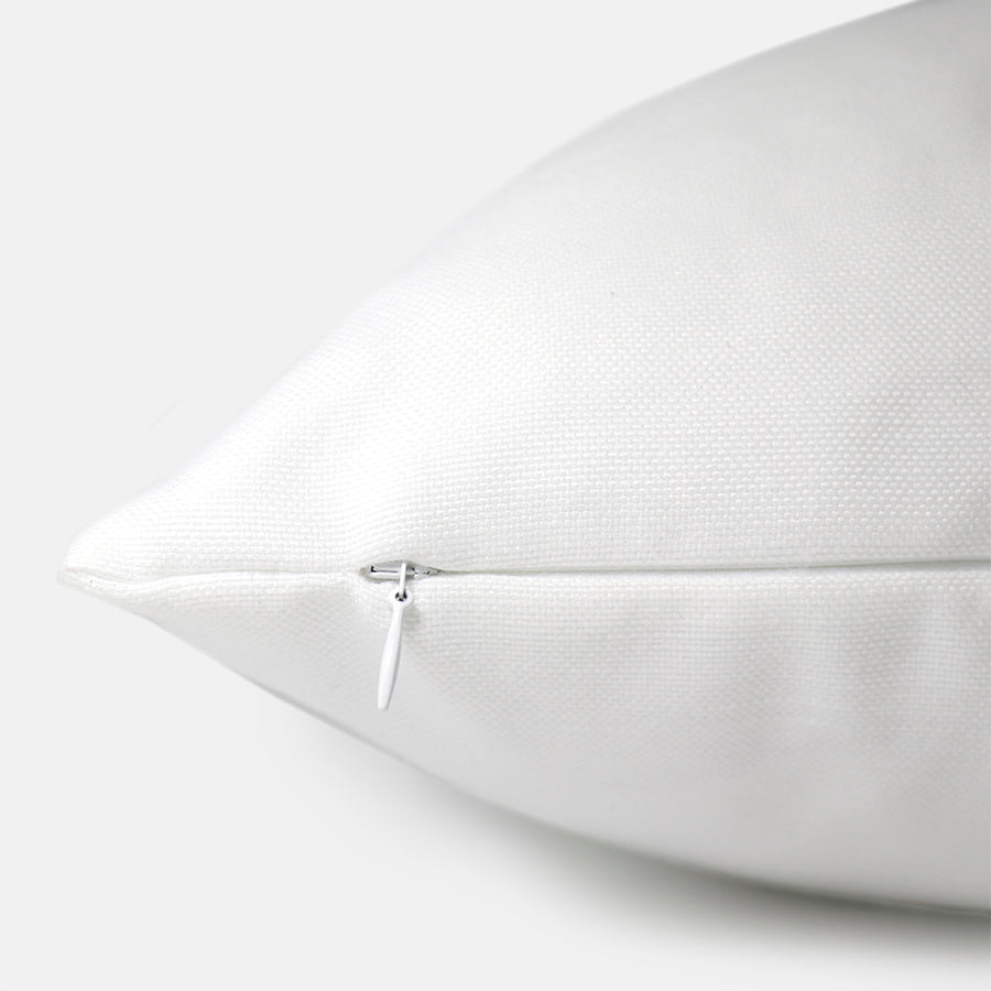 Black and White Floral Pillow in Emmaline