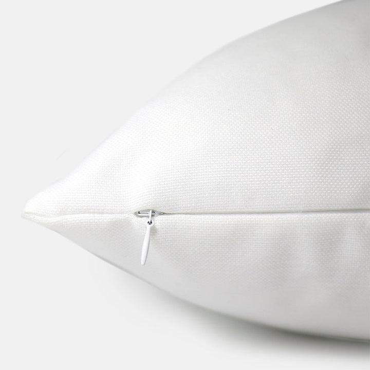 Black and White Floral Pillow in Emmaline