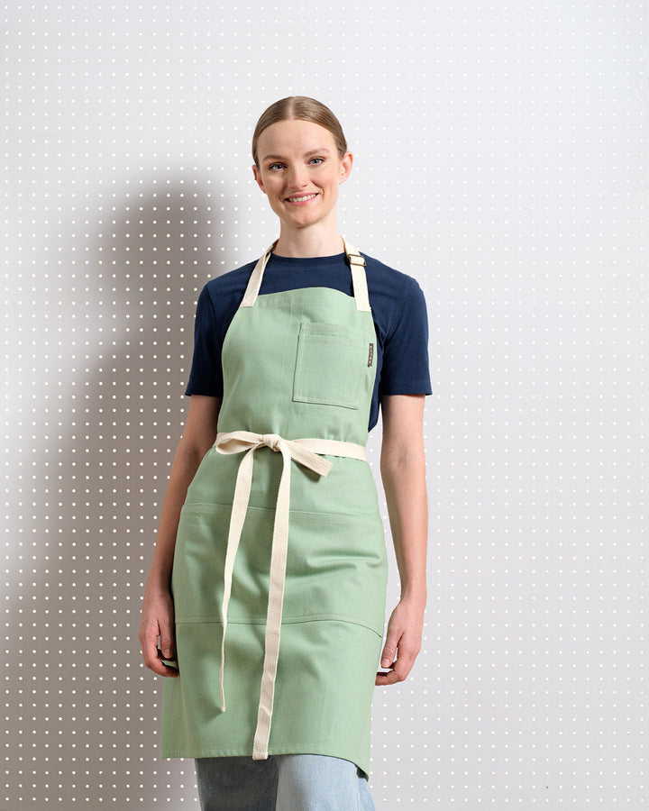 Bib Apron with Pockets