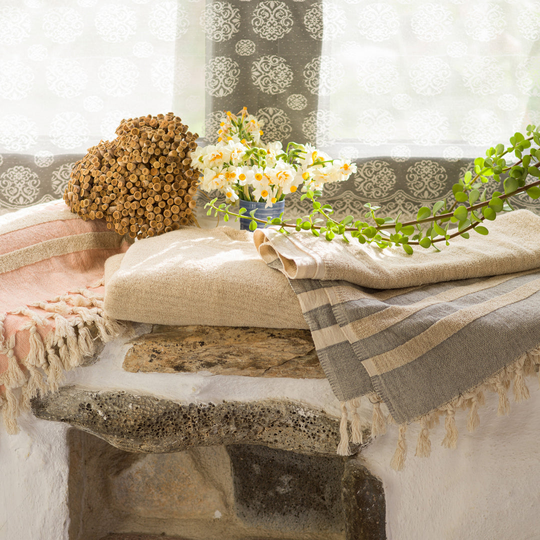 Linen Terry Bath Towel