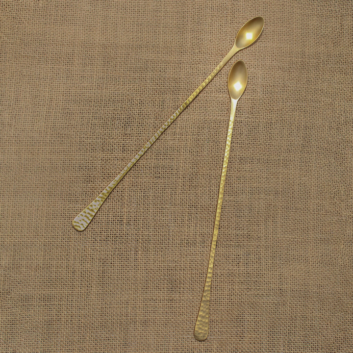 Pebbled Long Spoons - Set of 2