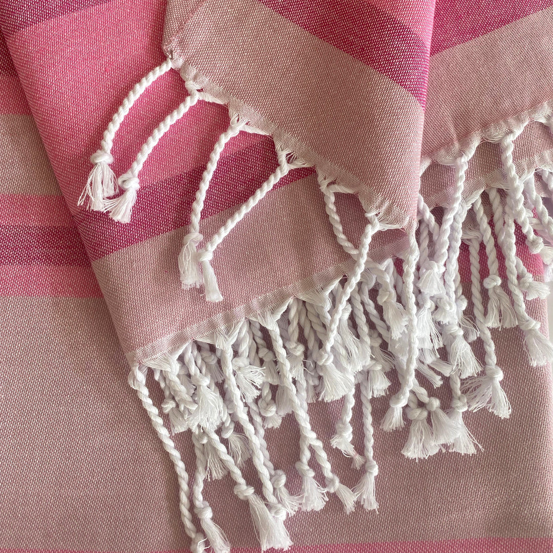 Samara Sustainable Turkish Towel - Pink