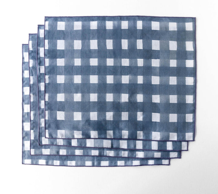 Blue Cross Hatch Placemat