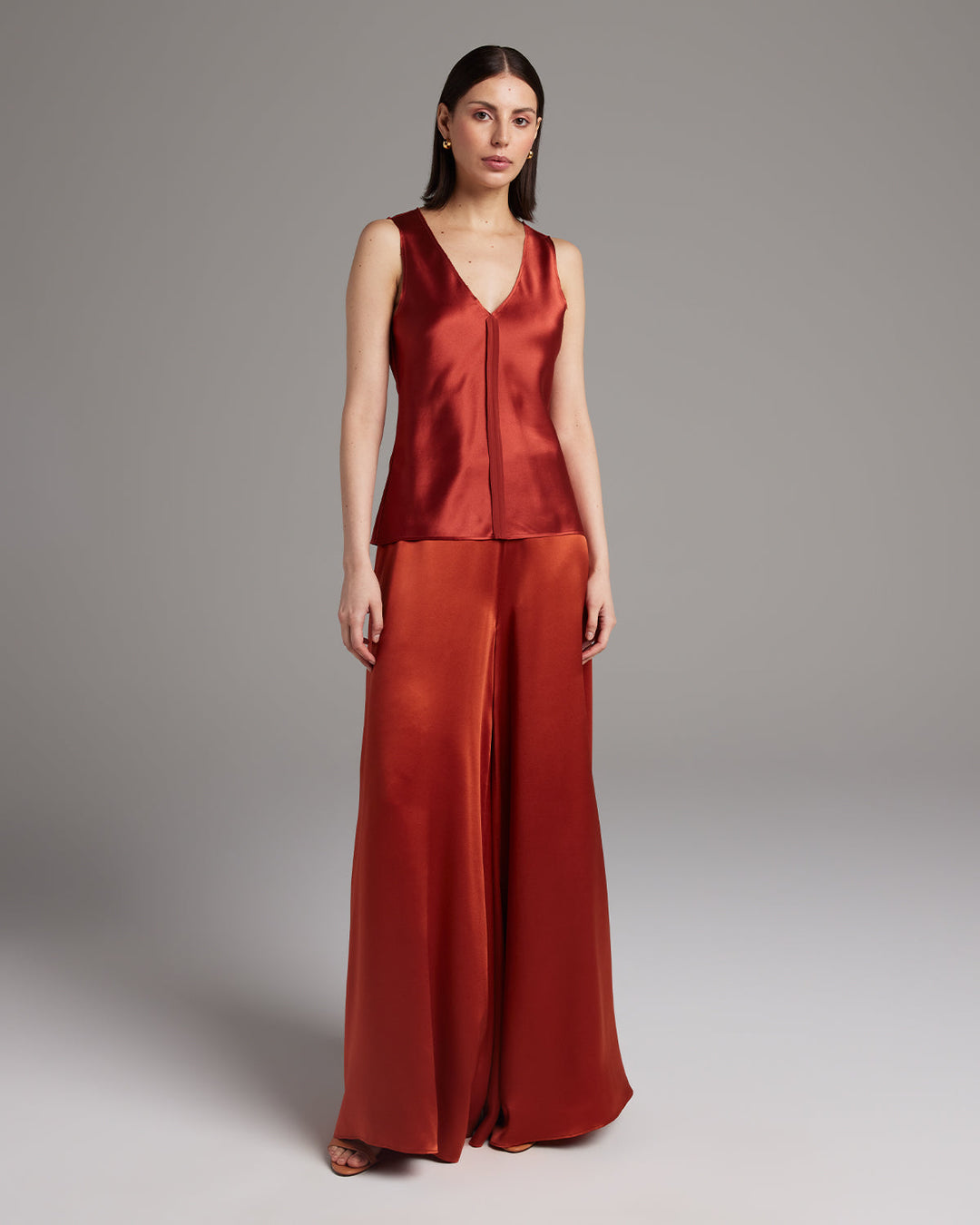 Silk Raw Edge Tank - Core