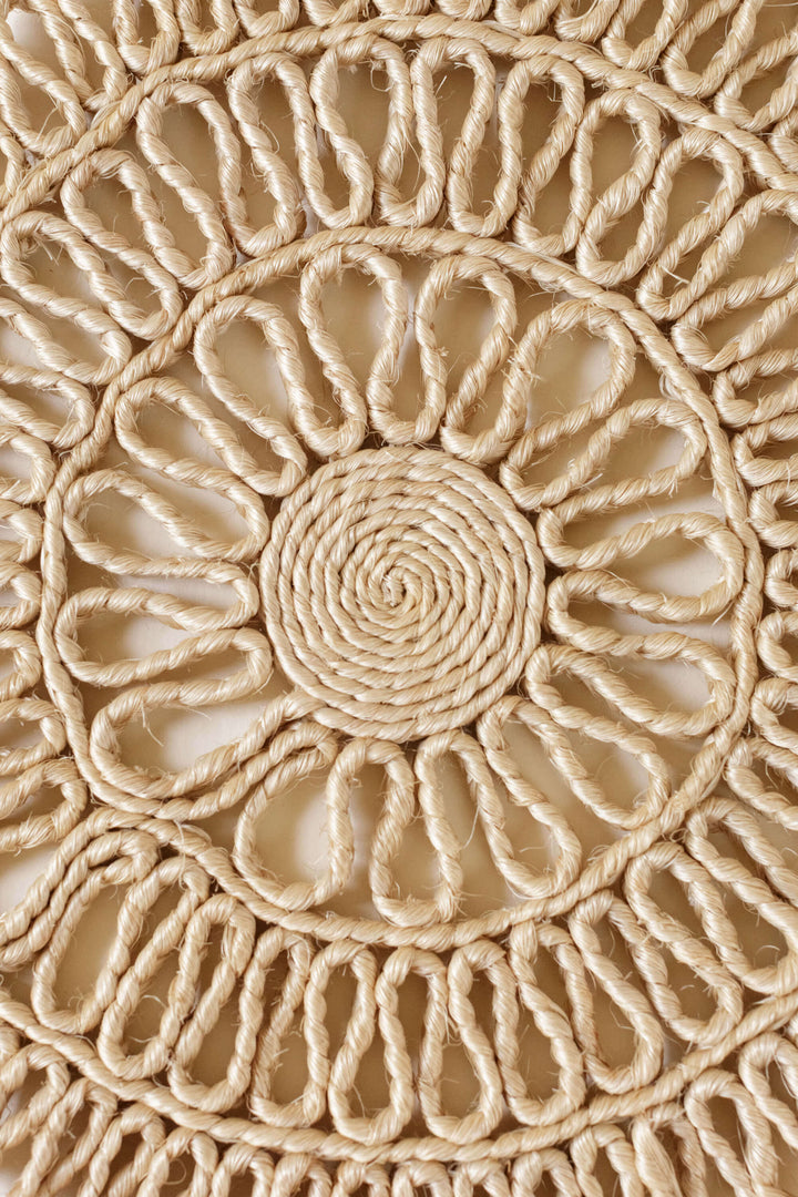 Lattice Placemat White Sisal