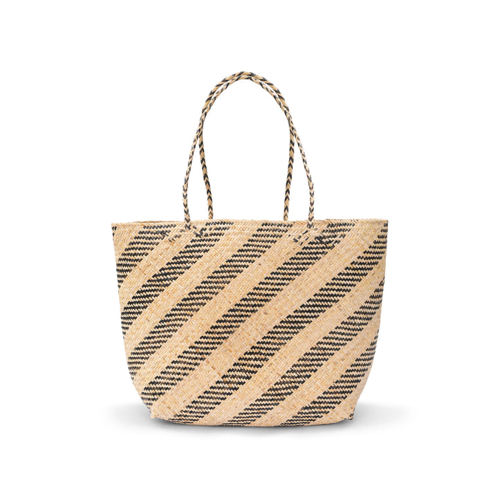 Rattan Market Tote-Natural
