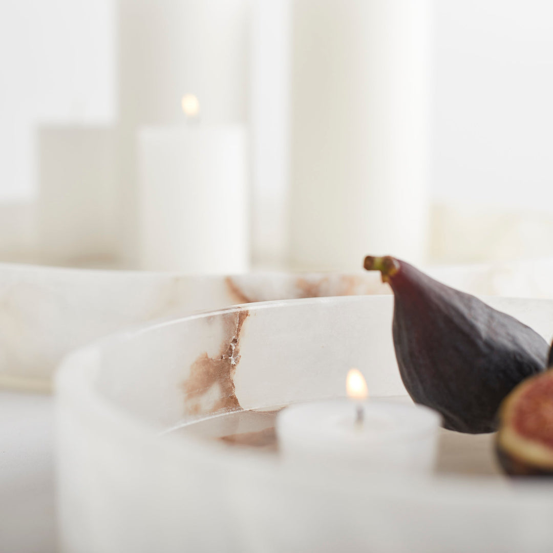 Santo Alabaster Vanity Tray