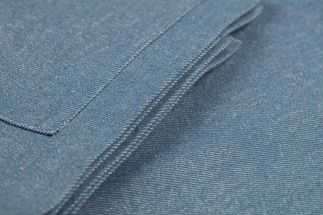 With pocket / Striped - Blue - image 6