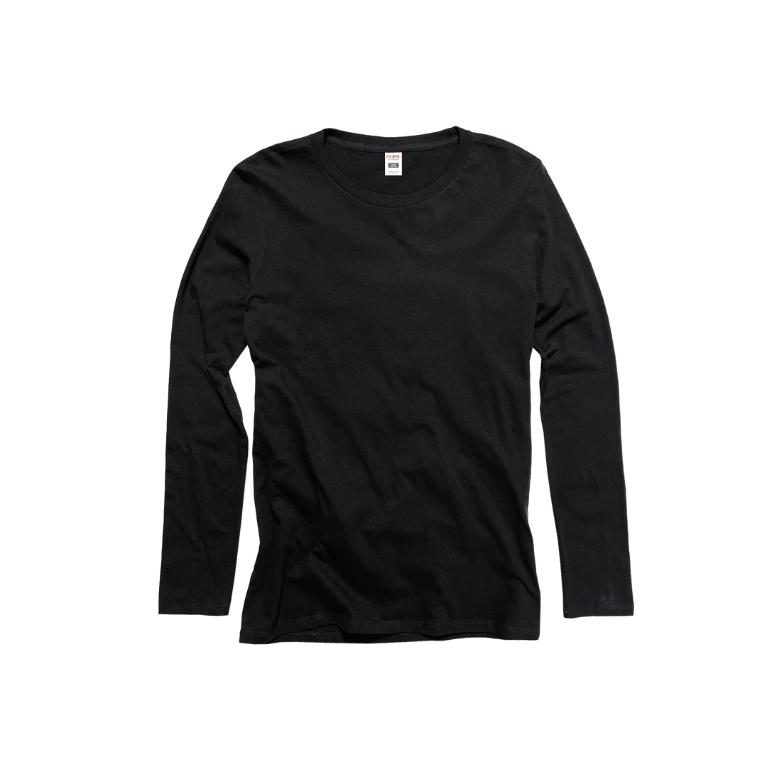 Ladies Premium Cotton Long Sleeve Tee