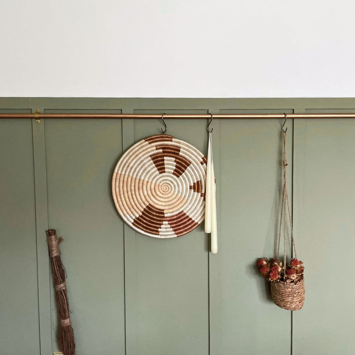 Abstract Form Platter in White