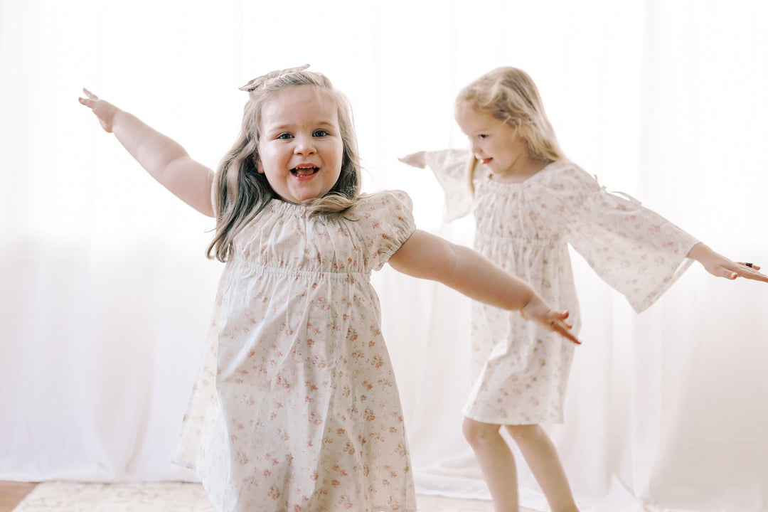 The Kennedi Dress- Spring Petal | Short Sleeve