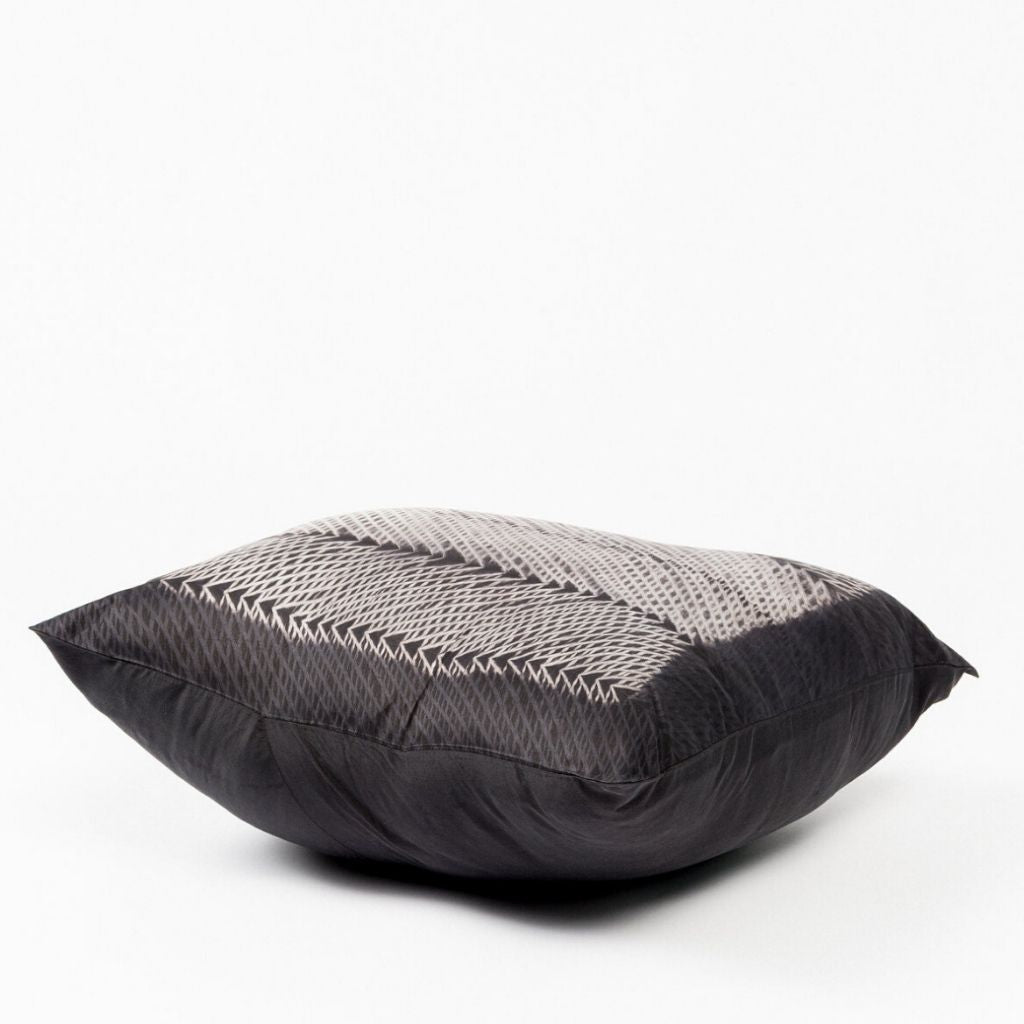 Ara Hand Crafted Shibori Print Mulberry Silk Pillow