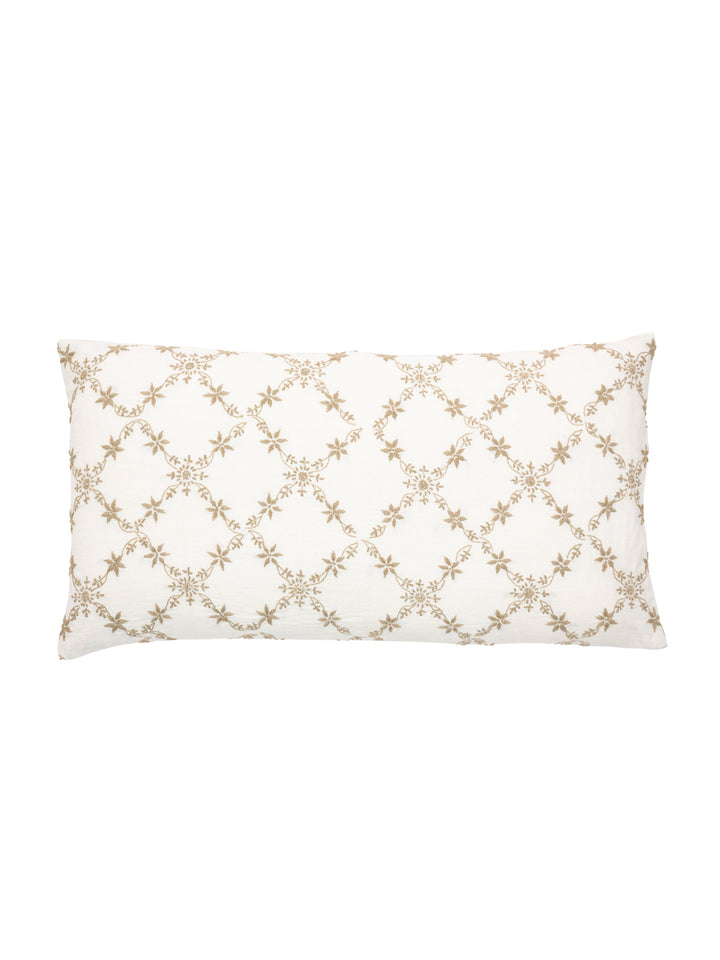 Grace Lucknow Lumbar Pillow Cover Shell Linen