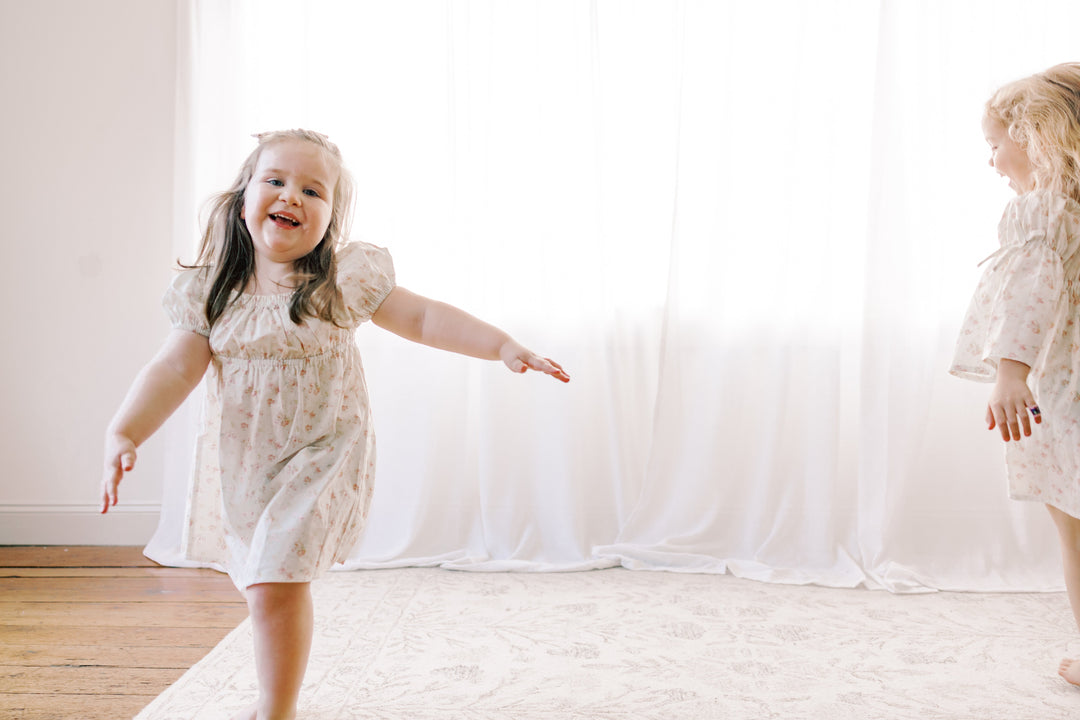 The Kennedi Dress- Spring Petal | Short Sleeve